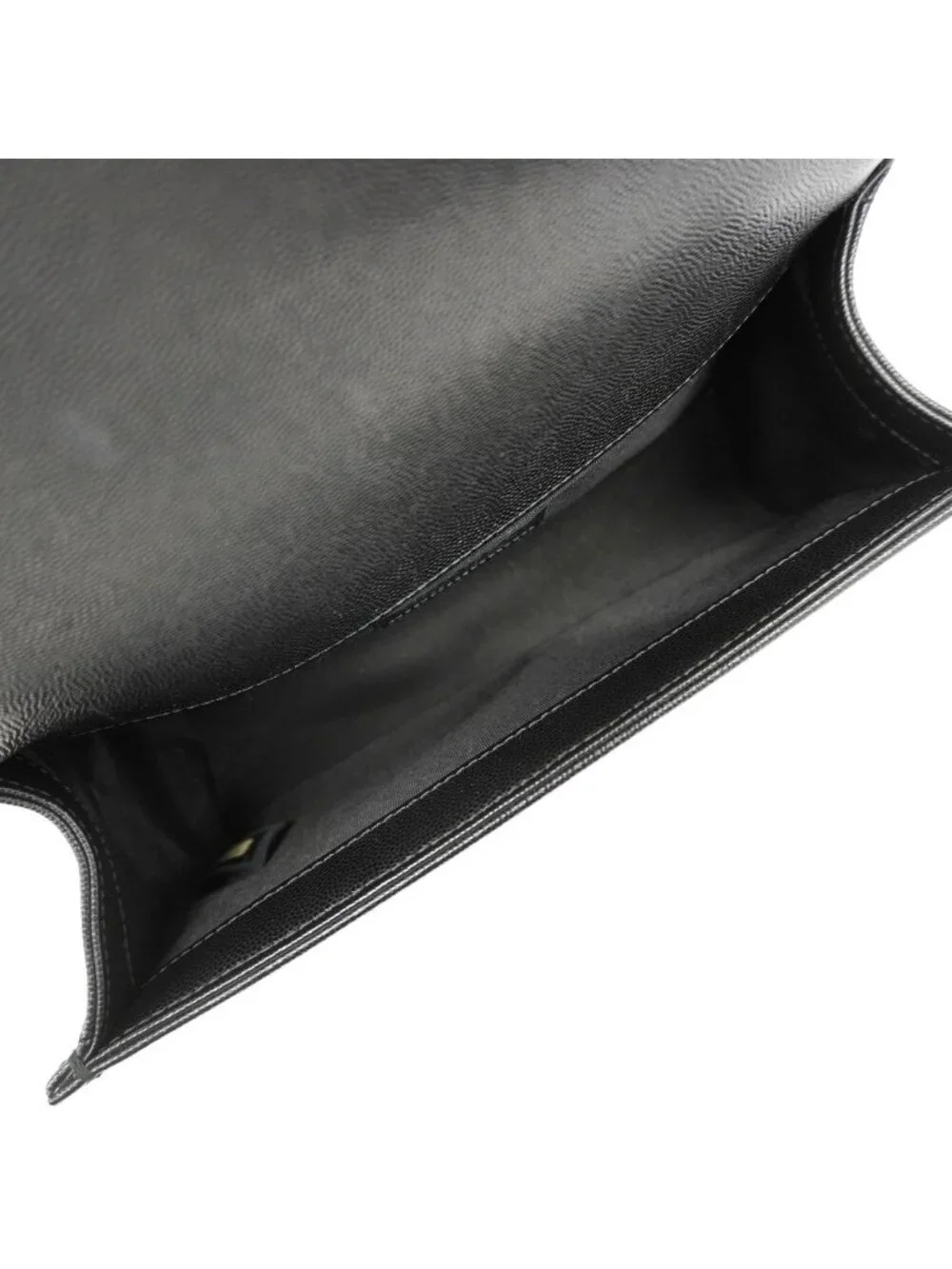 Chanel Shoulder Bag Boy Caviar Leather Black Silver